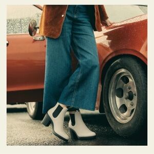 Bluestone High Heel Chelsea Boots Pearl